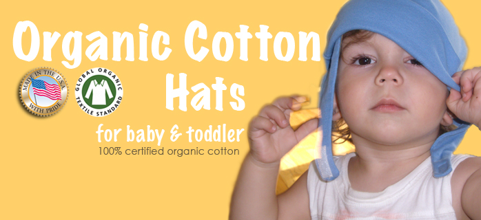 organic cotton baby hats